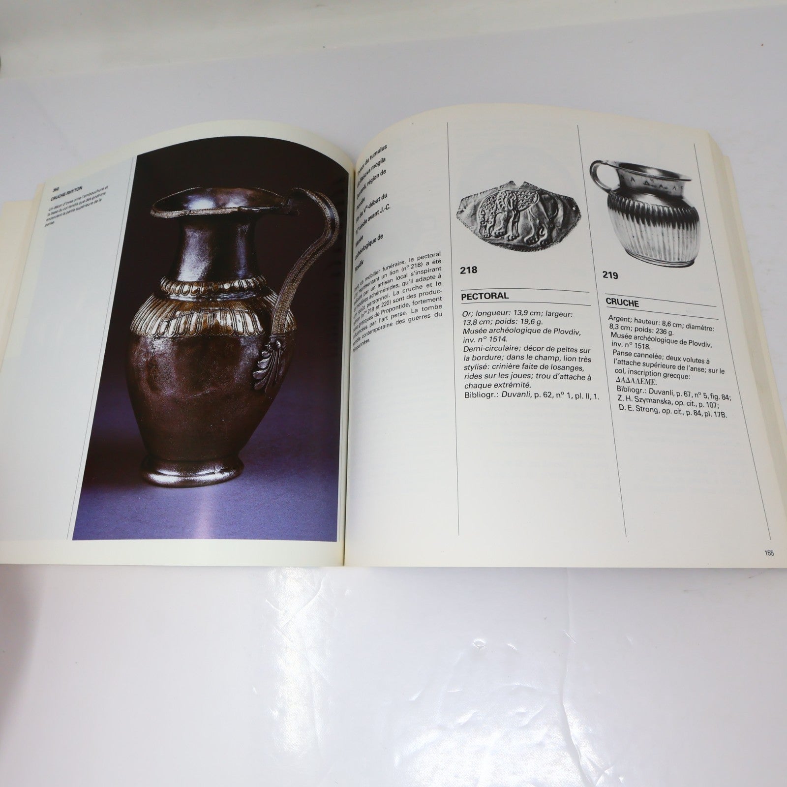 L'Or des Cavaliers Thraces Trésors de Bulgarie 1987 PB Exposition Catalogue Art