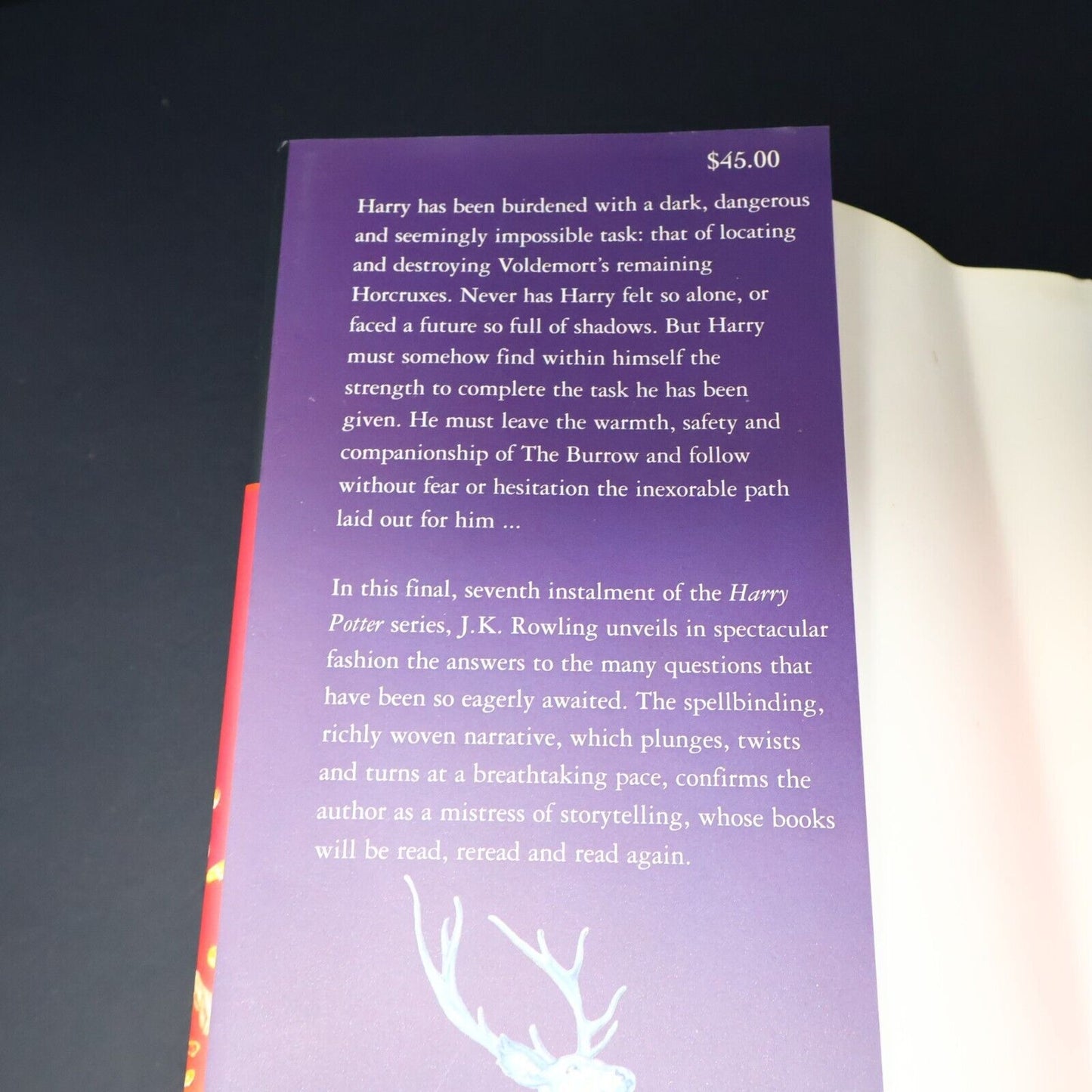2007 Harry Potter and the Deathly Hallows by J. K. Rowling 1st Print Hardcover