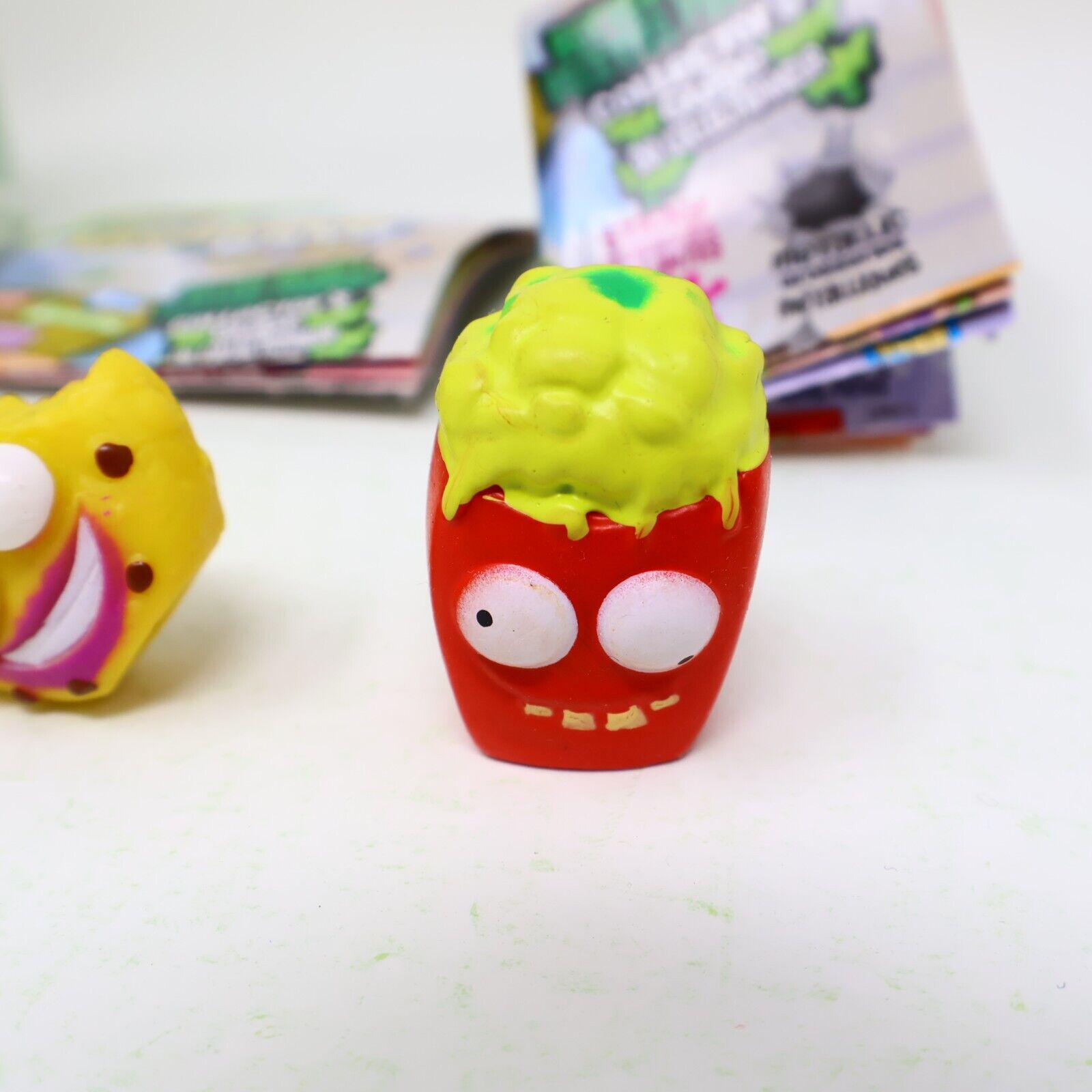 Lot of 4 Grossery Gang Trash Pack Figures Moose Rotten Apple Pie Sour Pinapple