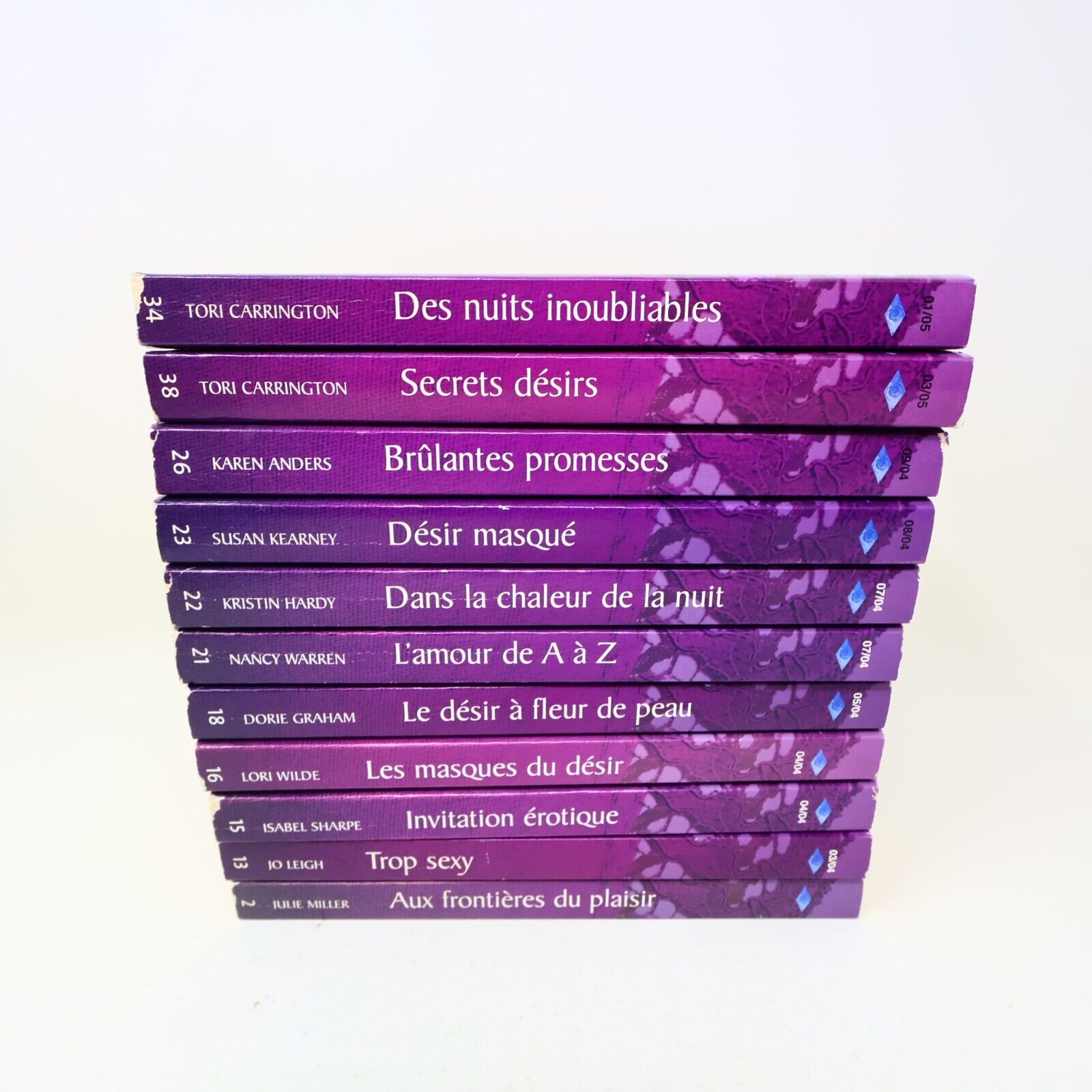 Harlequin Collection Audace Romance Érotisme Lot 11 Livres Français French 2000s
