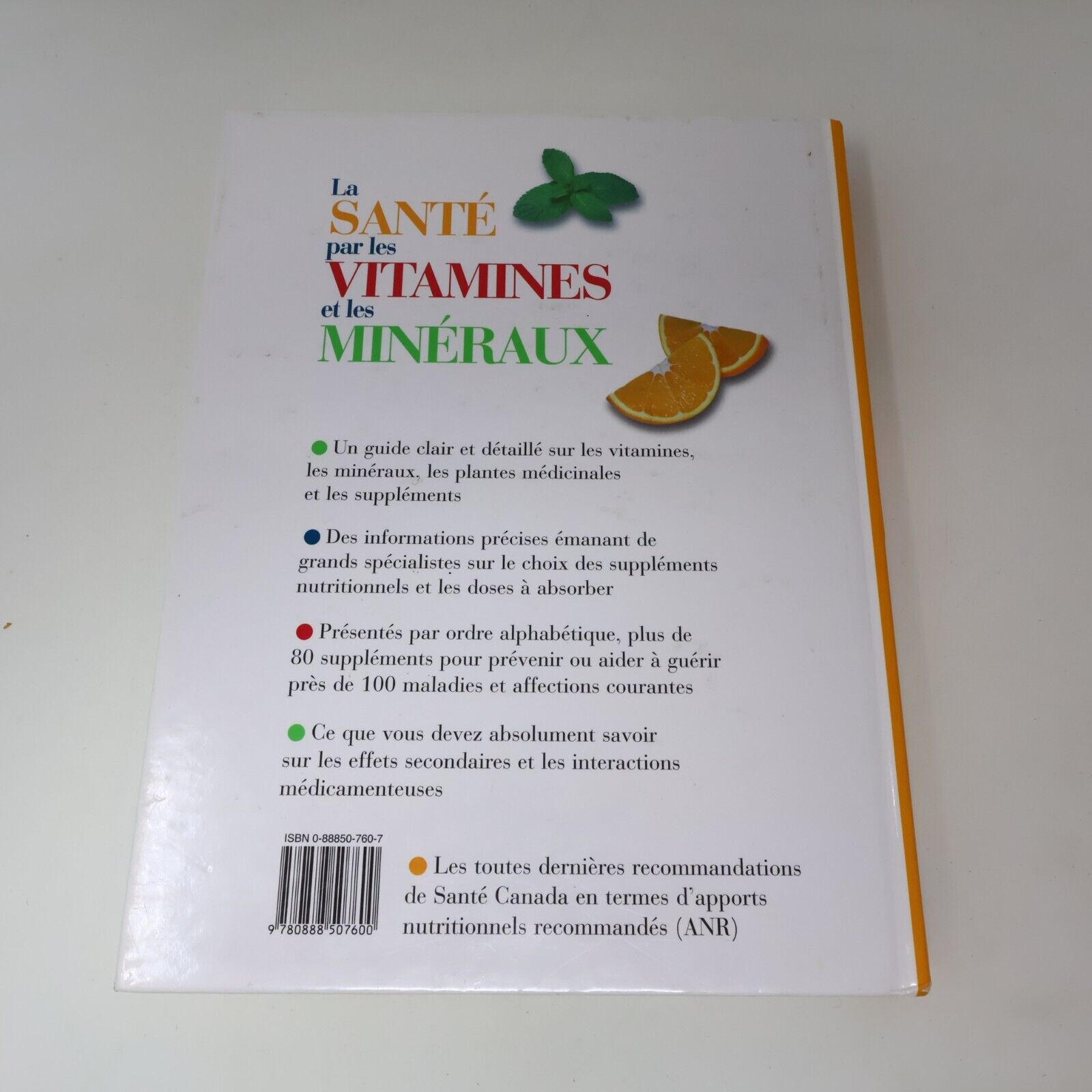 2003 La Santé par les Vitamines et les Minéraux Reader's Digest Français Livre