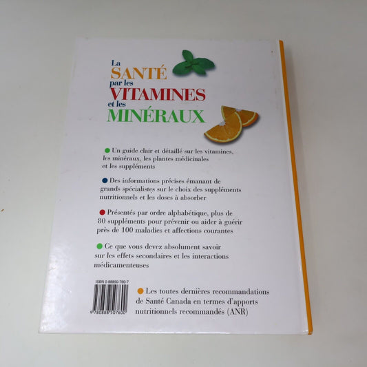 2003 La Santé par les Vitamines et les Minéraux Reader's Digest Français Livre