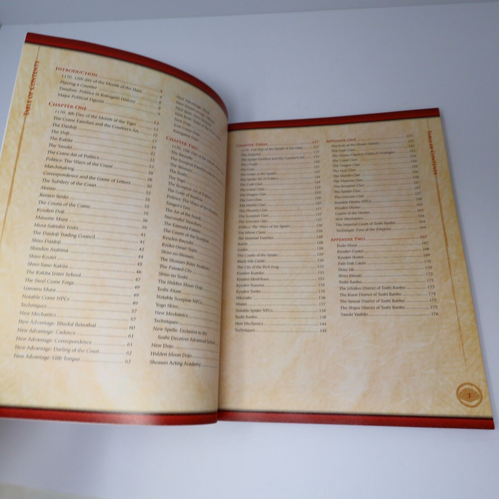 2008 Legend of the Five Rings Masters of Court L5R Fantasy RPG 3rd Ed AEG Book