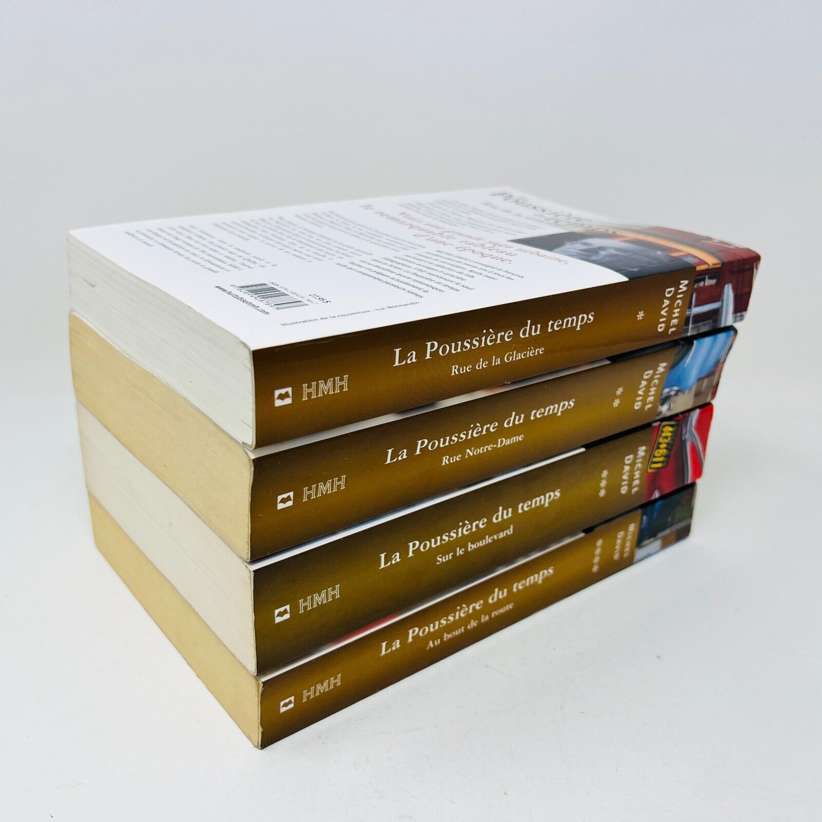 La Poussière du Temps #1-4 Michel David Série Complète Set Lot 4 Livres Français