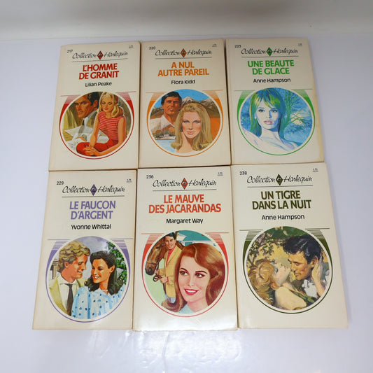 Collection Harlequin Lot 19 Livres Français/French Romance Small Paperback 1980s