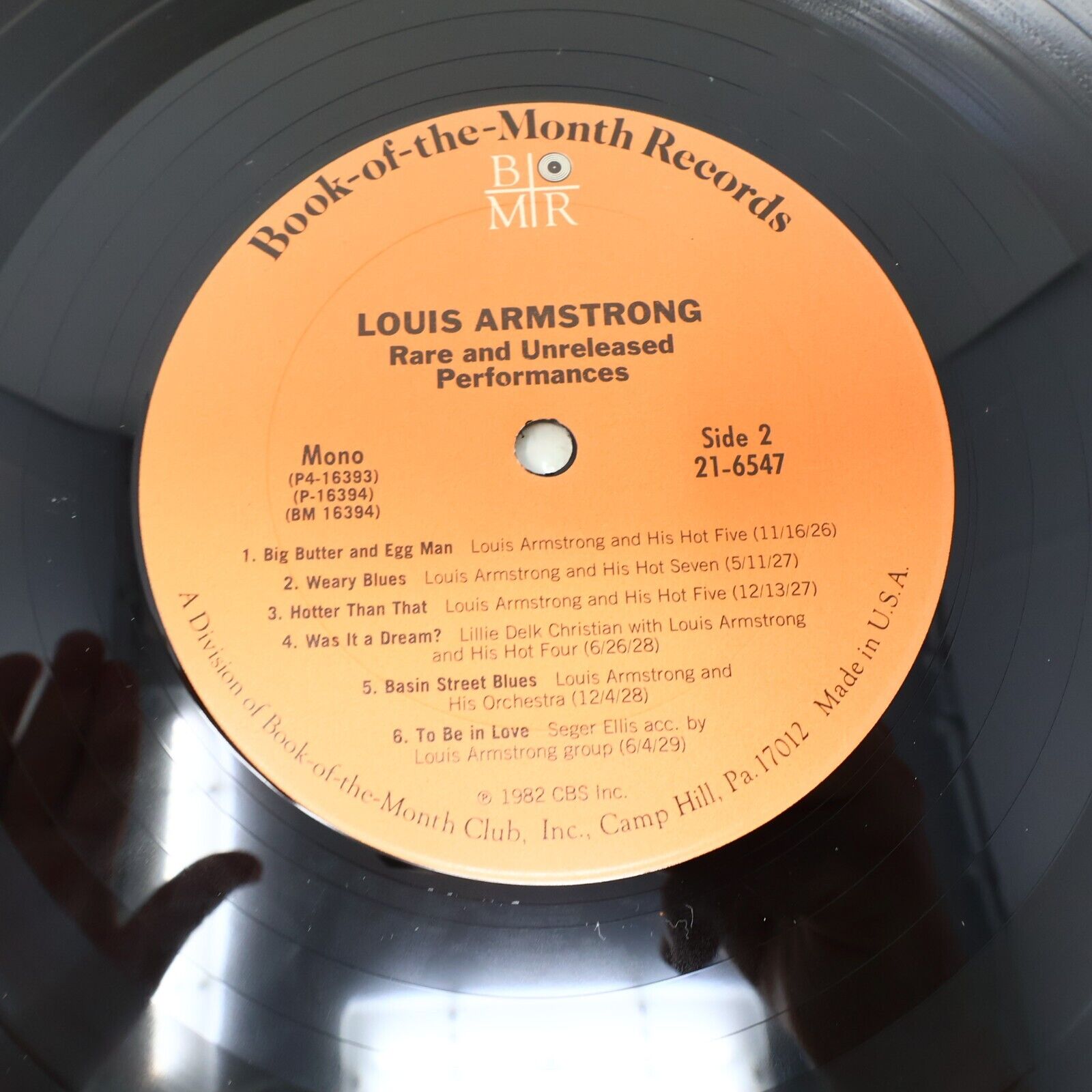 Louis Armstrong ‎Rare And Unreleased Performances 4 LP Vinyl Record 1982 21-6547