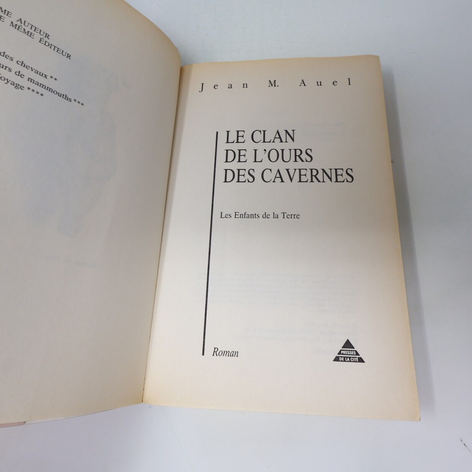 Les Enfants de la Terre 1-6 Français Série Complète Grand Format Auel Lot Livres