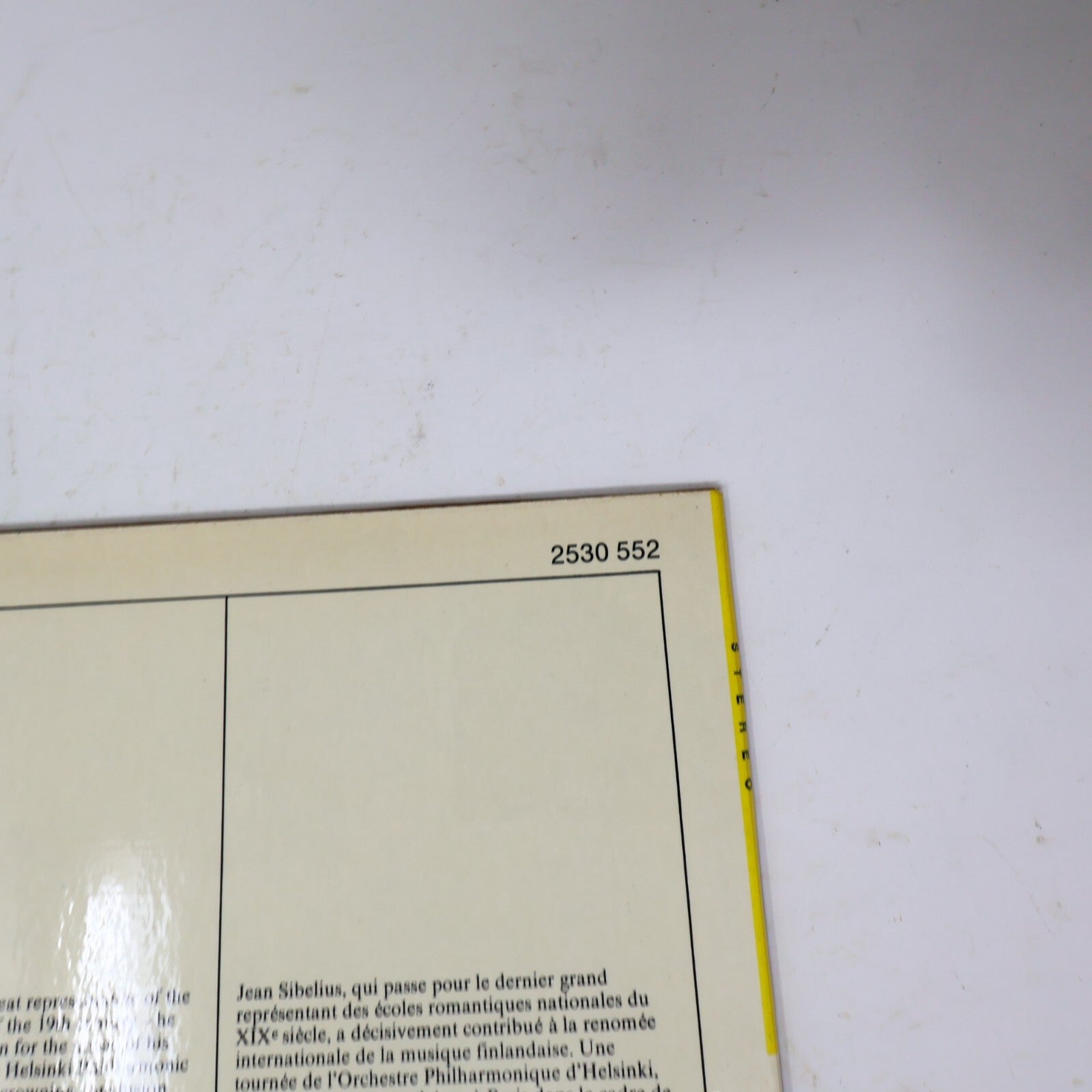 Pinchas Zukerman Daniel Barenboim Sibelius Beethoven Violin LP Record 2530 552