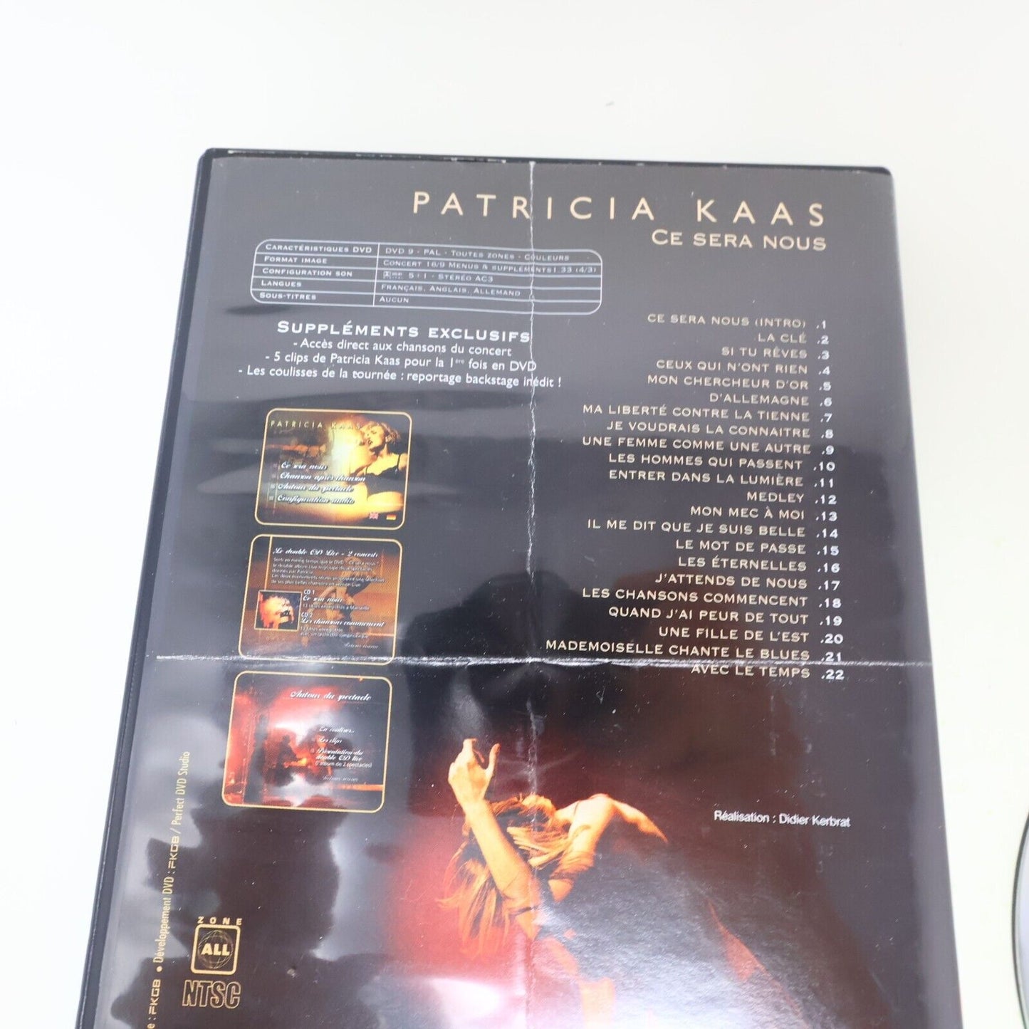 Patricia Kaas Ce Sera Nous DVD Musique Spectacle Concert NTSC Testé 2000