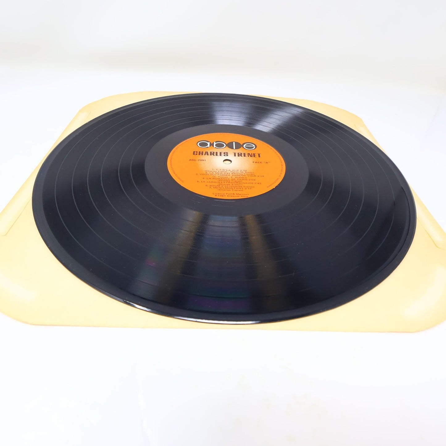 Charles Trenet Lot 2 Disques Record Éponyme & Succès Able/CBS Canada 1981 VG+