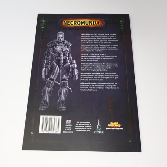 2018 Necromunda Gang War #3 Fantasy RPG Gaming Supplement Games Workshop Book PB