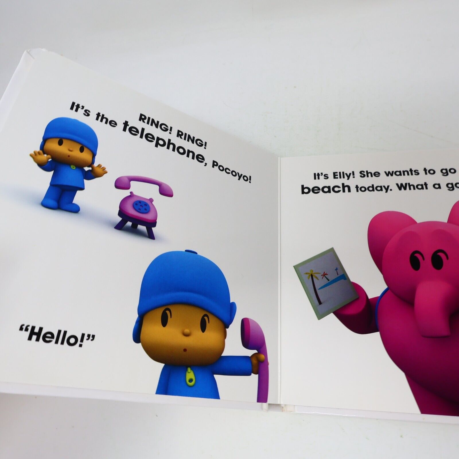 Pocoyo Lot 3 Books Young Children Feelings Colors First Words Red Fox Hardcover
