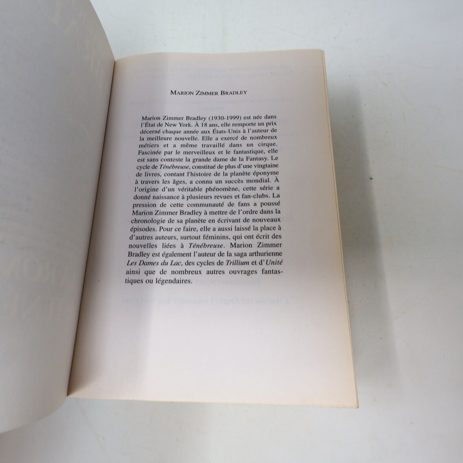 La Romance de Ténébreuse Intégrale #3 Marion Zimmer Bradley 2013 Pocket Français