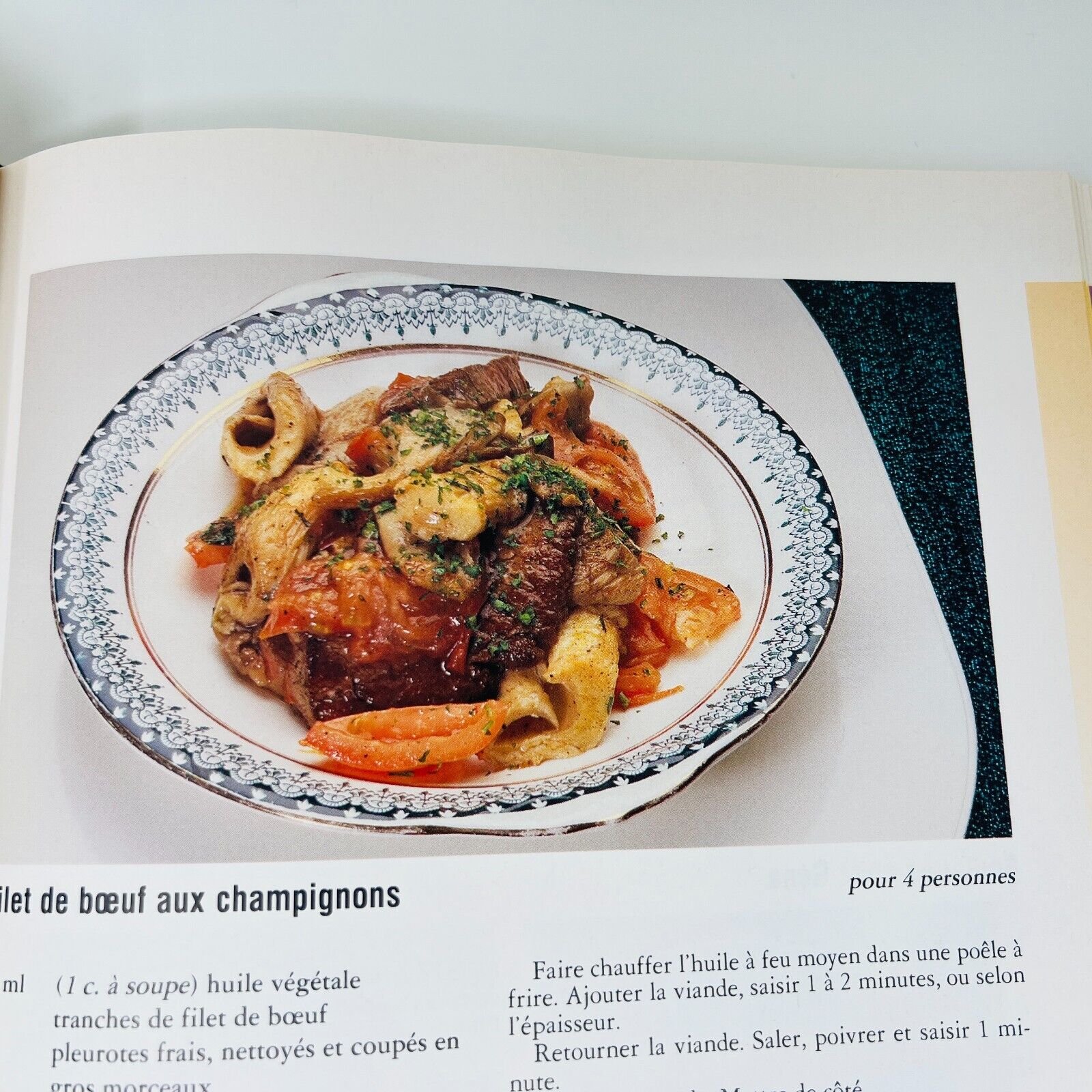 1989 Chef Pol Martin D'un Délice à L'Autre Livre Recettes Cuisine Brimar French