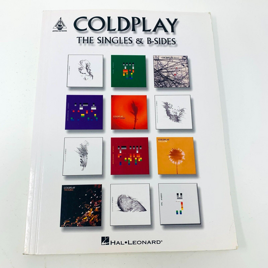 c2010 Coldplay The Singles & B-Sides Hal Leonard Songbook Guitar Paperback Music