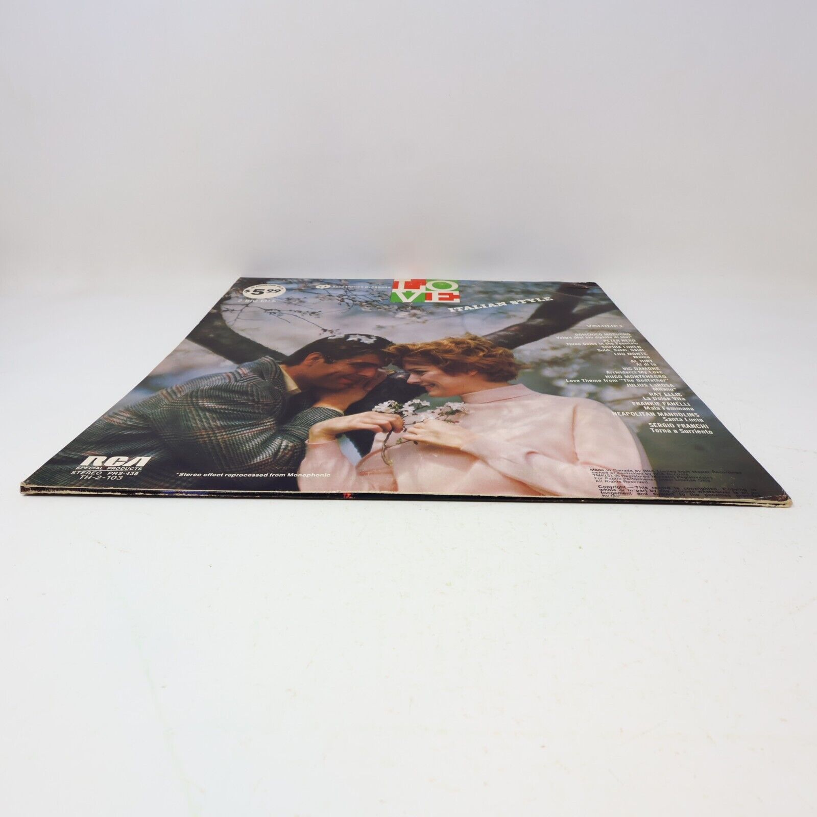 Love, Italian Style 2x LP Record Vinyl 1973 RCA PRS-438 Mama Volare Che La Luna