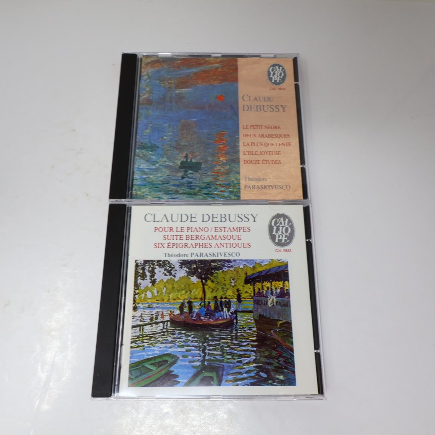 Claude Debussy L'Oeuvre de Piano Coffret 4 CD Calliope 2002 CAL 3831.4 Classique