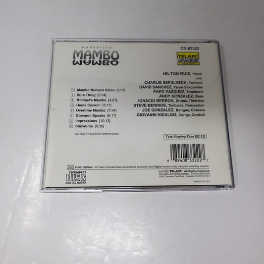 Hilton Ruiz Manhattan Mambo CD Telarc Jazz 1992 Jazz/Latin Sure Thing/Showtime