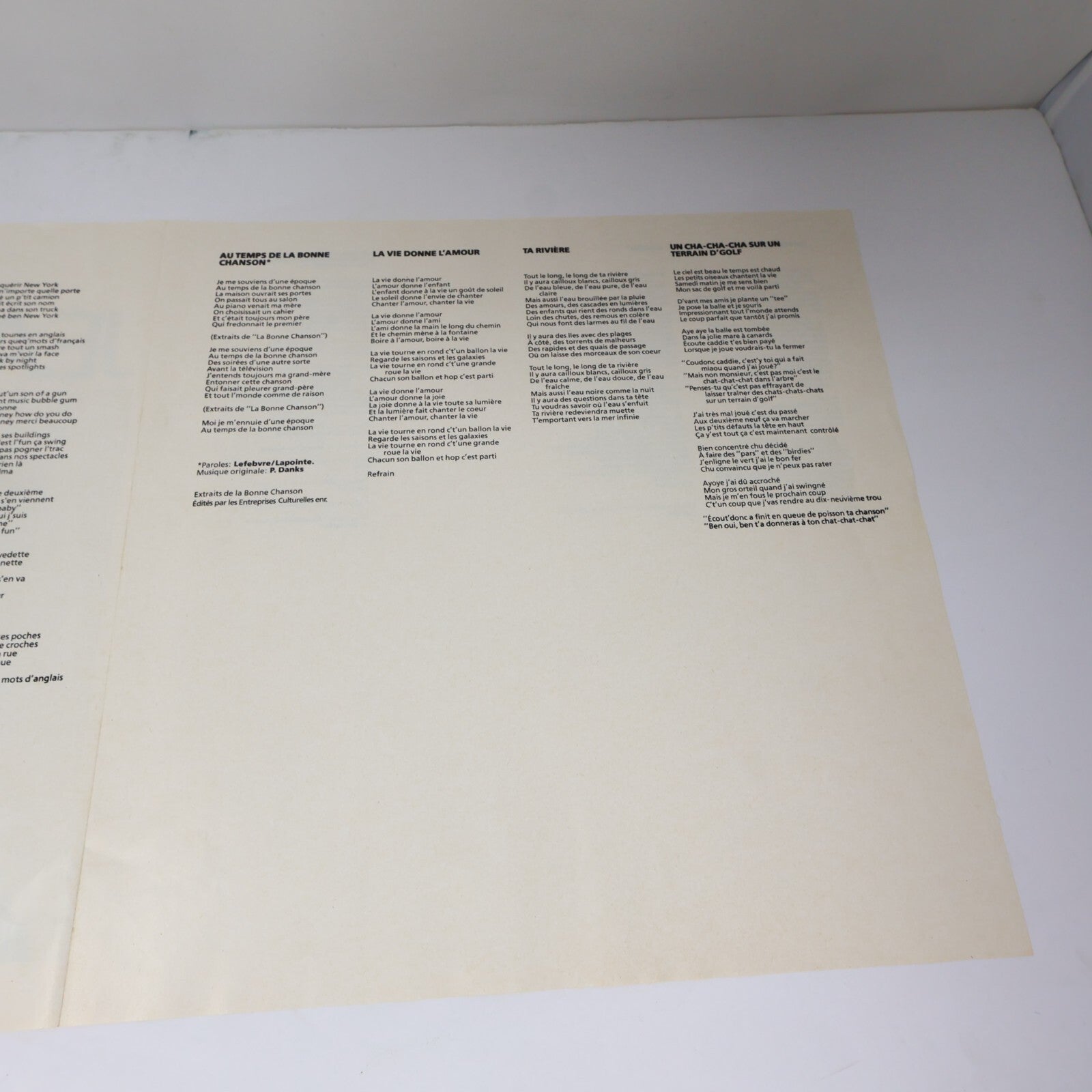 Jean Lapointe Lot 3 Disques Jongleur/Si On Chantait/Chante la ta Chanson Record