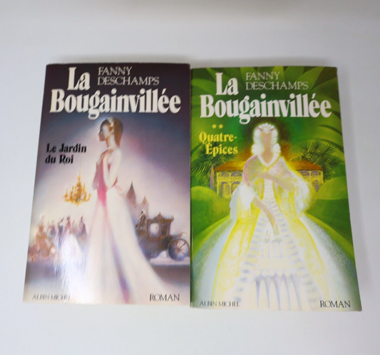 La Bougainvillée #1-2 Lot 2 Livres Fanny Deschamps 1982 Série Complète Français