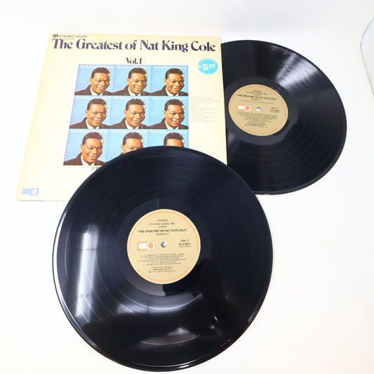 The Greatest of Nat King Cole Vol 1-2 Vinyl Record 2x LP SLB 6803 Unforgettable