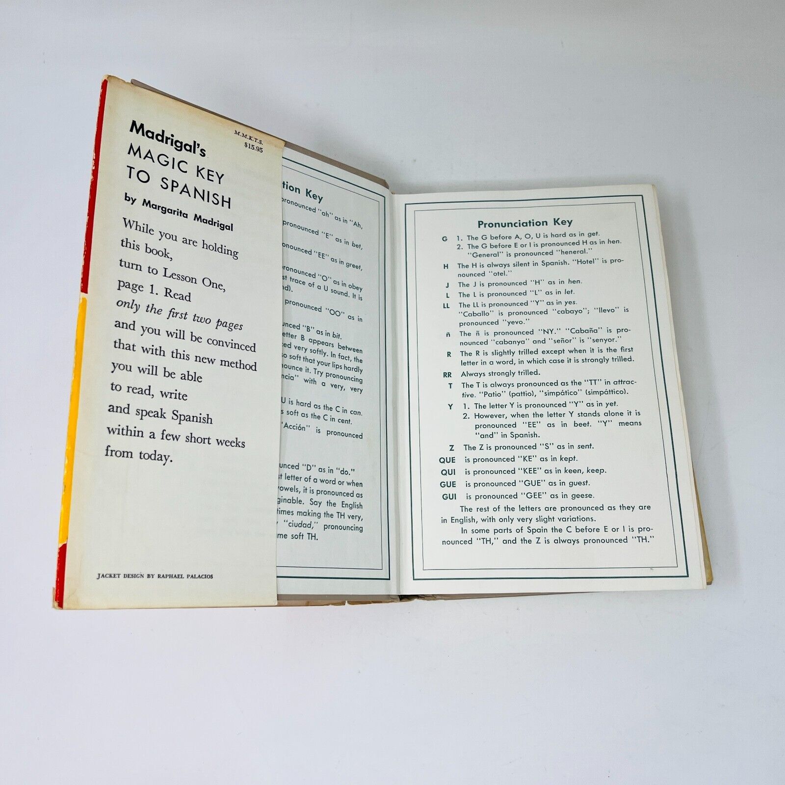 1953 Margarita Madrigal's Magic Key to Spanish Illustrations by Andy Wahrol HC