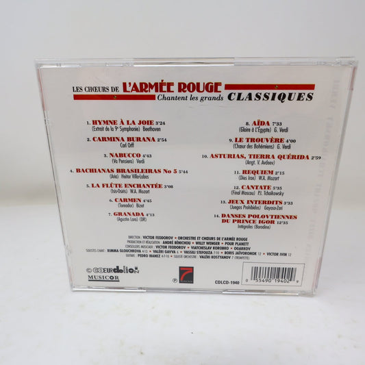 Les Choeurs de L'Armée Rouge Chantent Les Grands Classiques CD 1996 Classical