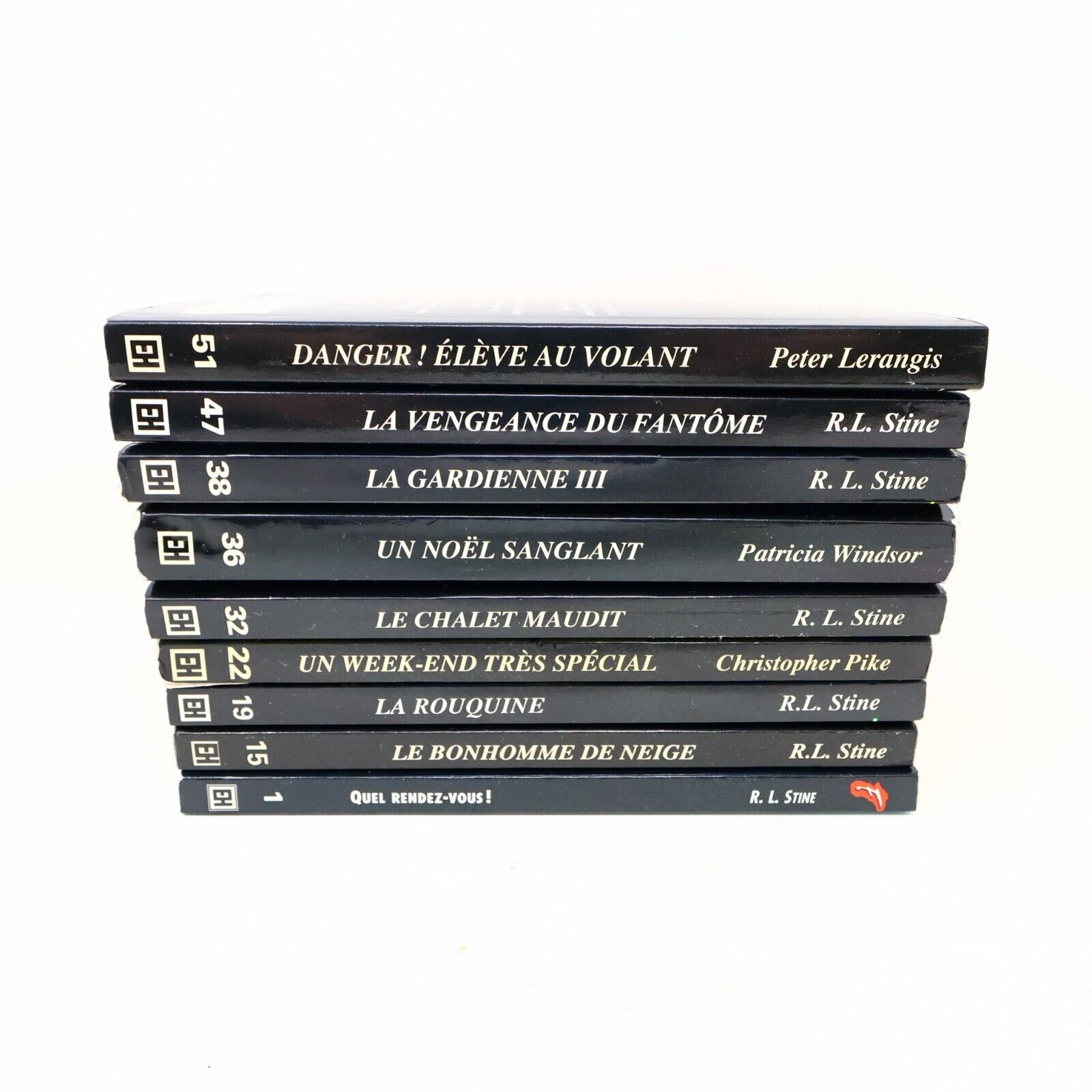 Lot 9 Livres Frissons Stine/Lerangis/Pike EH Français French La Gardienne Ados