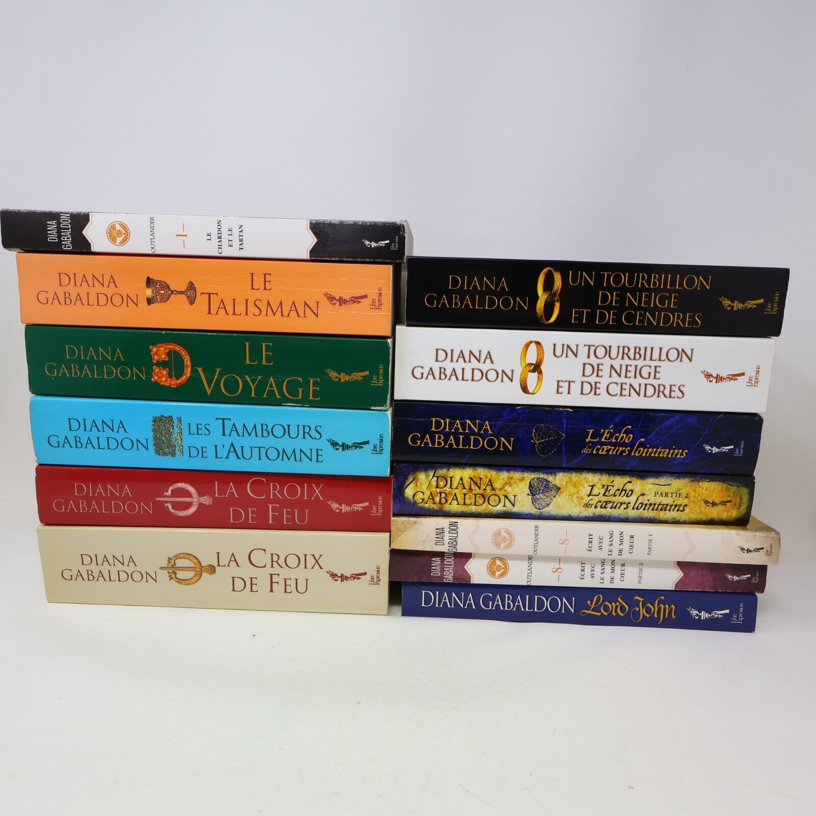 Le Chardon et le Tartan Outlander Lot 13 Livres Diana Gabaldon Français French