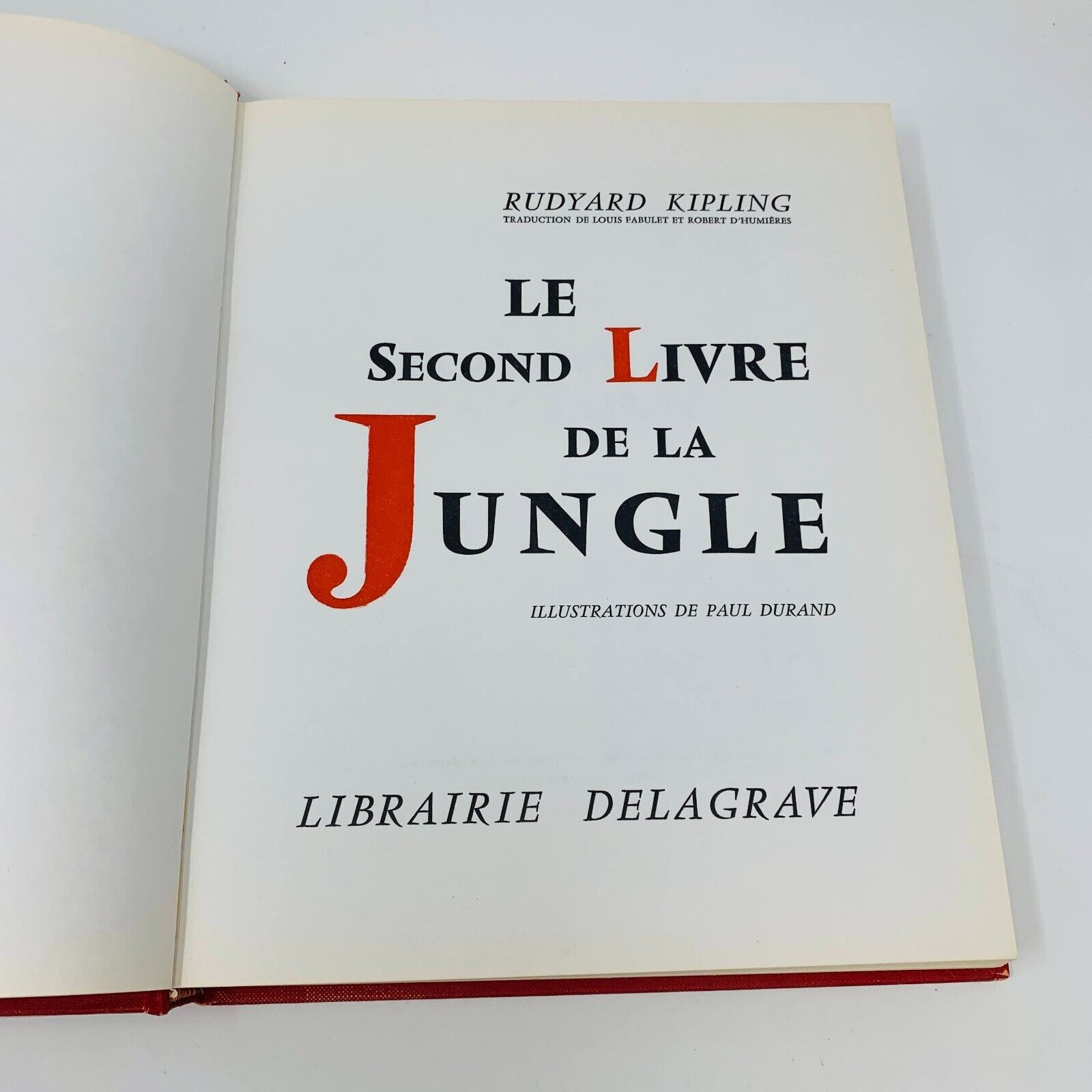 1965 Le Livre de la Jungle Delagrave Illustrés #1-2 Français Rudyard Kipling Lot