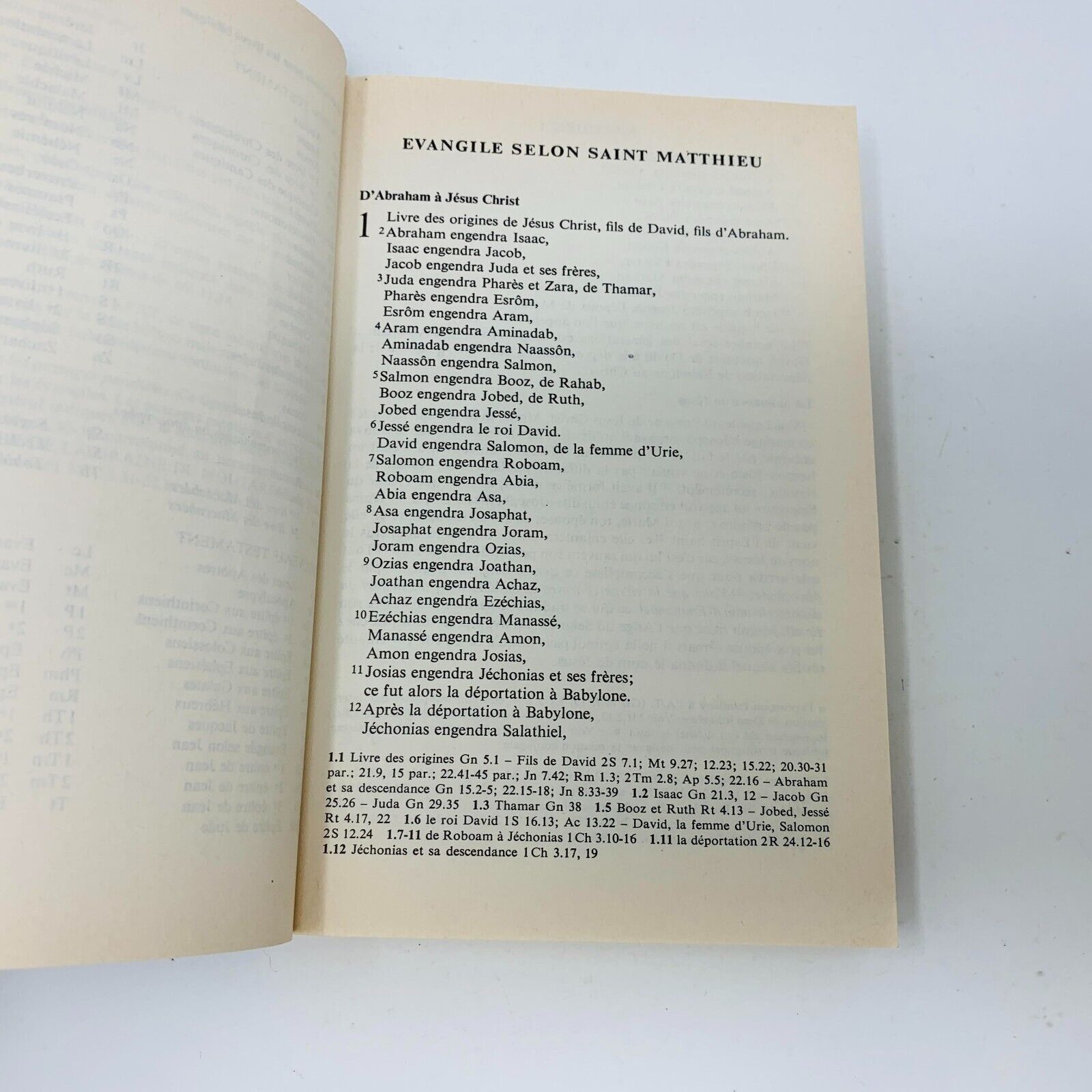 1974 Nouveau Testament TOB Sociétés Bibliques Éditions du Cerf Livre Religieux