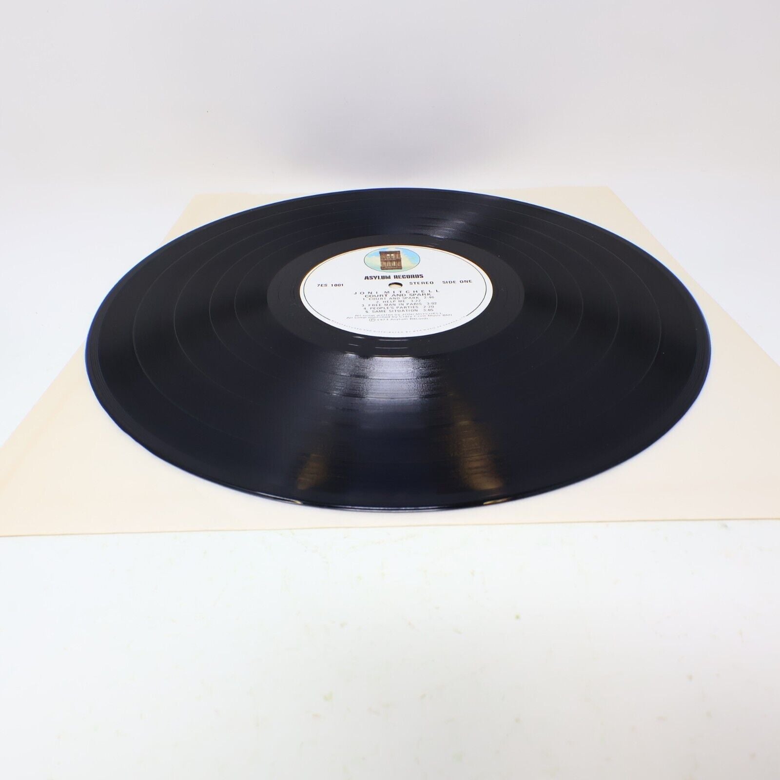 Joni Mitchell Court And Spark LP Record Vinyl 7E-1001 Canada 1974 Help Me VG+
