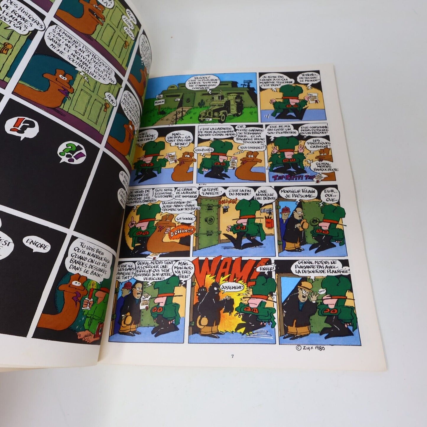 Le Sombre Vilain Mort ou Vif Zyx 1981 Croc Album Français Bande Dessinée Bd 80s