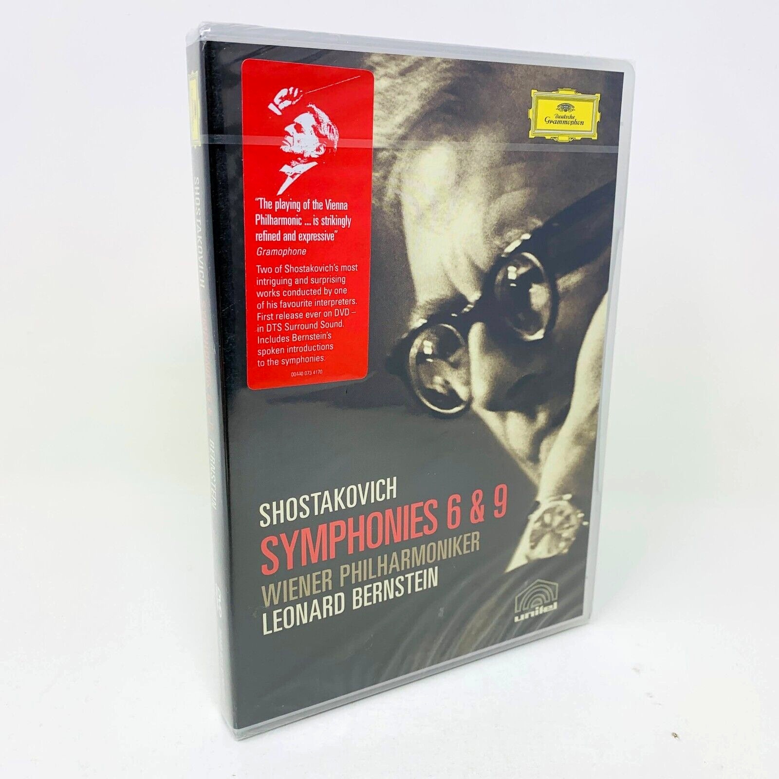 Sealed Shostakovich Symphonies 6 & 9 Leonard Bernstein DVD Vienna Orchestra 2006