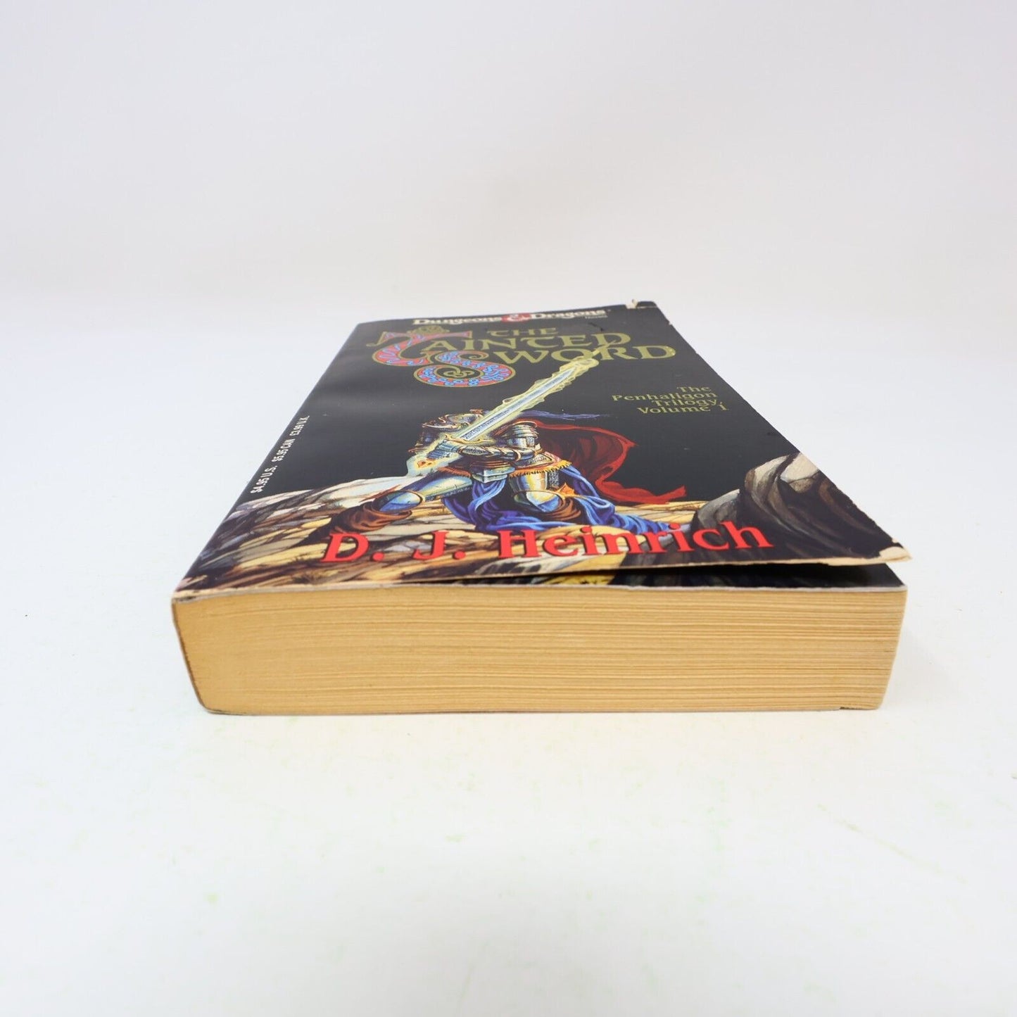 1992 The Tainted Sword The Penhaligon Trilogy #1 by D. J. Heinrich D&D 1st Print