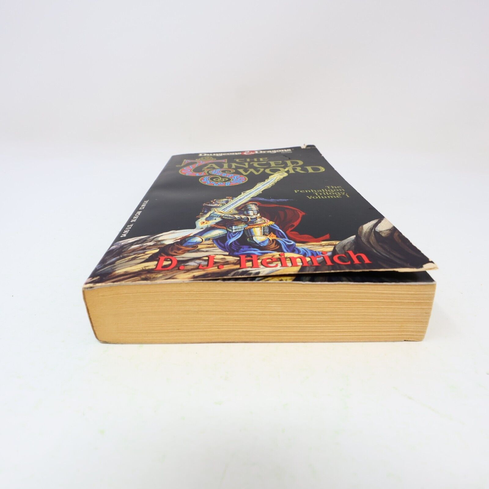 1992 The Tainted Sword The Penhaligon Trilogy #1 by D. J. Heinrich D&D 1st Print