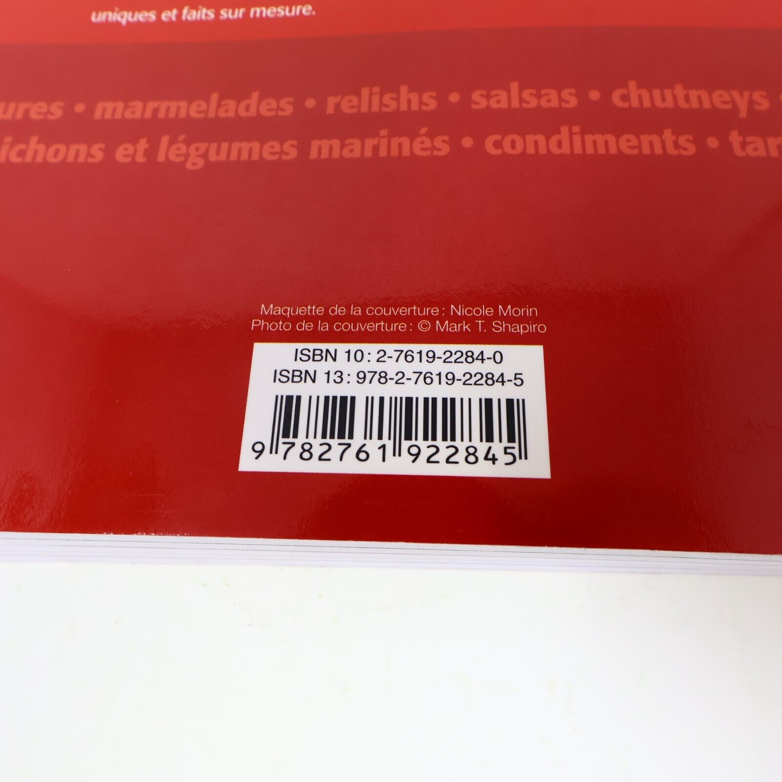 2006 Le Grand Livre des Conserves Bernardin Judi Kingry Cuisine Recettes 2000s