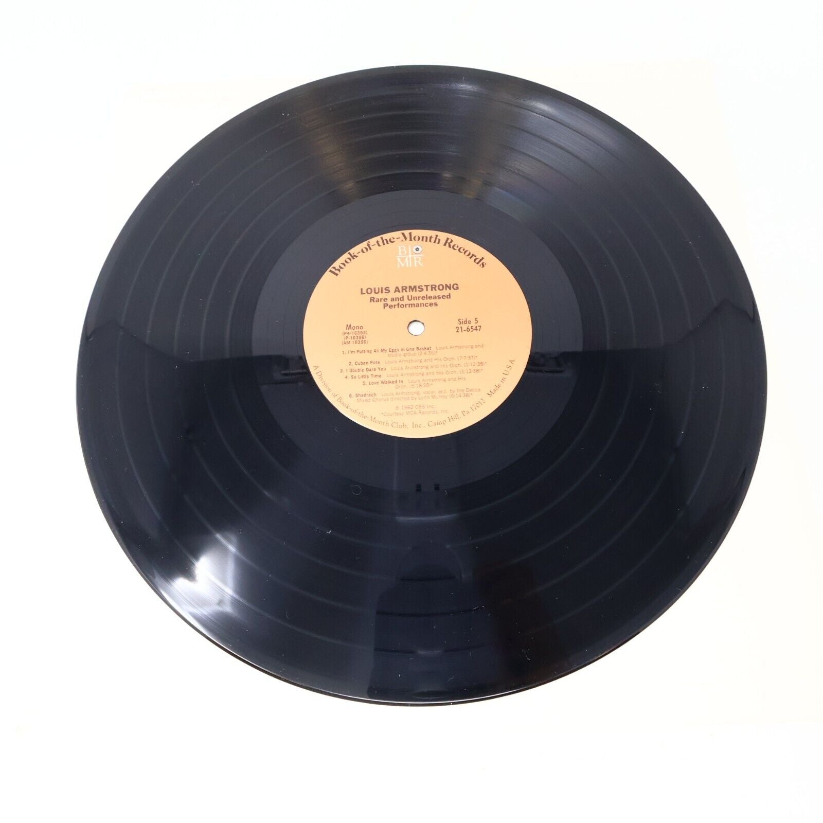 Louis Armstrong ‎Rare And Unreleased Performances 4 LP Vinyl Record 1982 21-6547