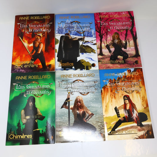 Les Chevaliers d'Antarès #1-12 Série Complète Lot 12 Livres Anne Robillard PB