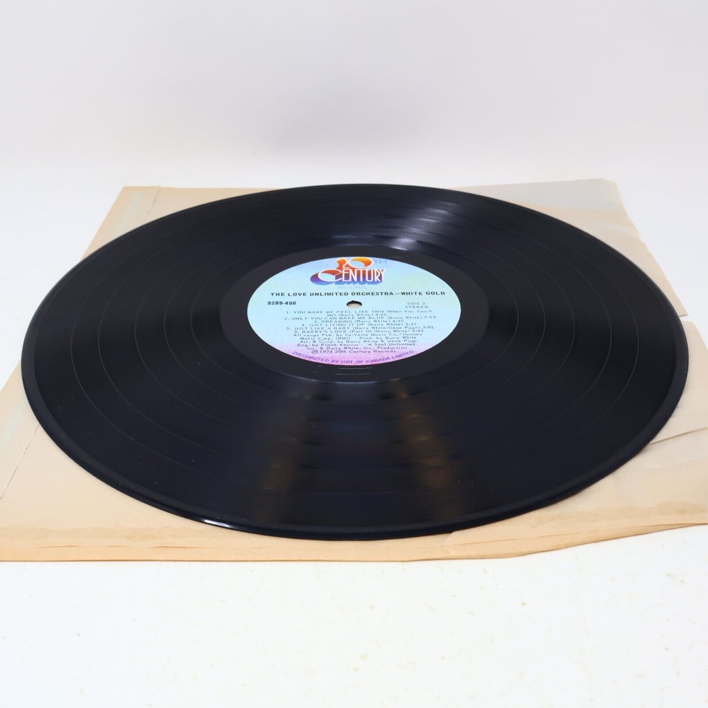 The Love Unlimited Orchestra White Gold LP Record 1974 9209-458 Barry White