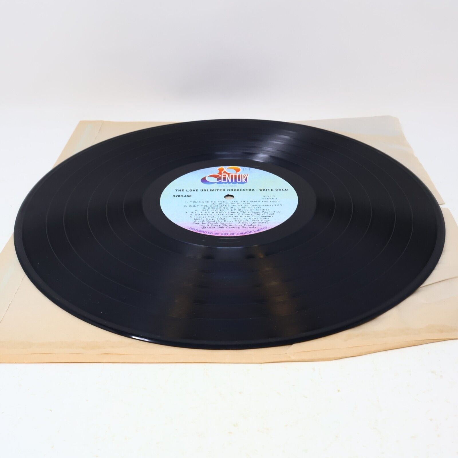 The Love Unlimited Orchestra White Gold LP Record 1974 9209-458 Barry White