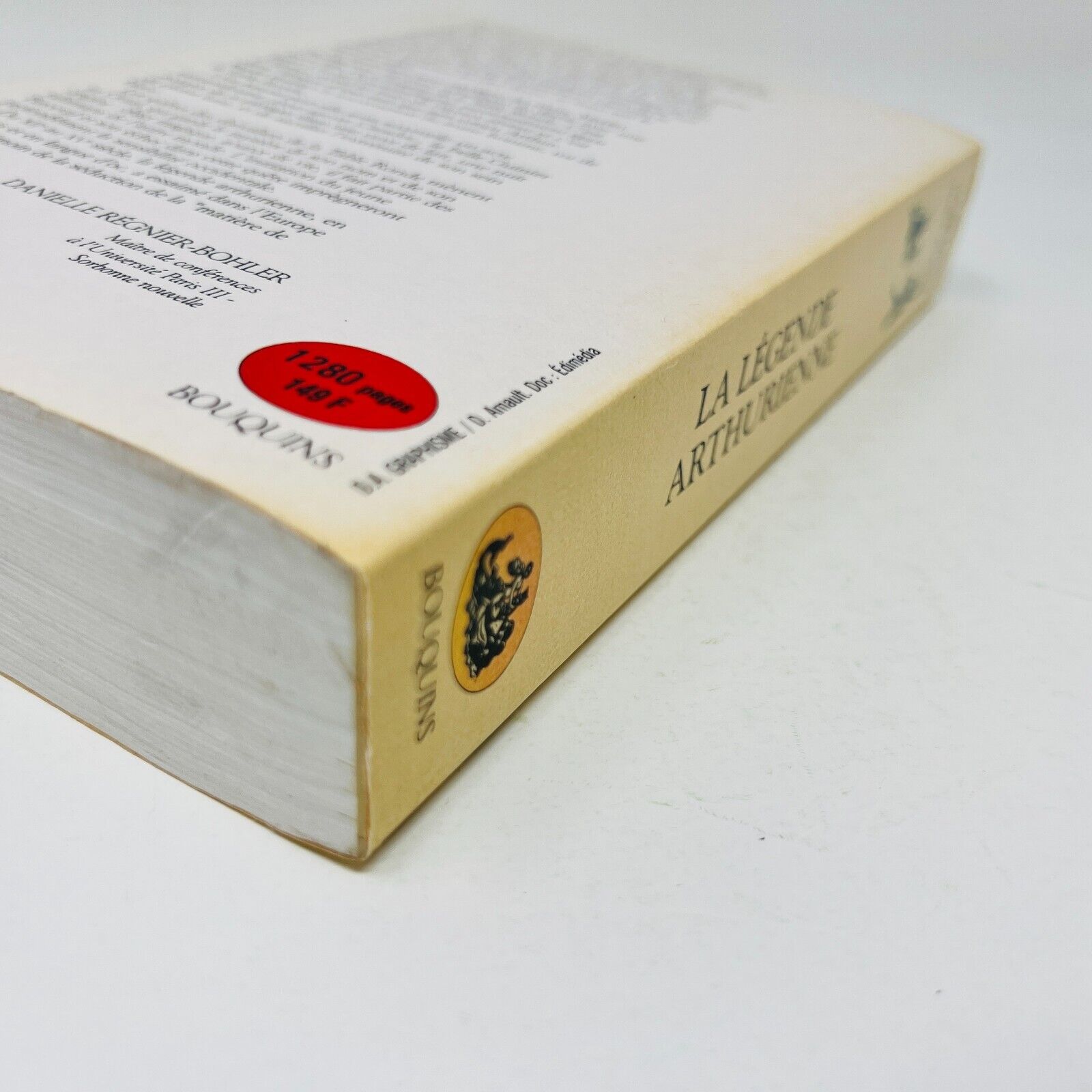 1998 La Légende Arthurienne Le Graal et la Table Ronde Bouquins Omnibus Laffont