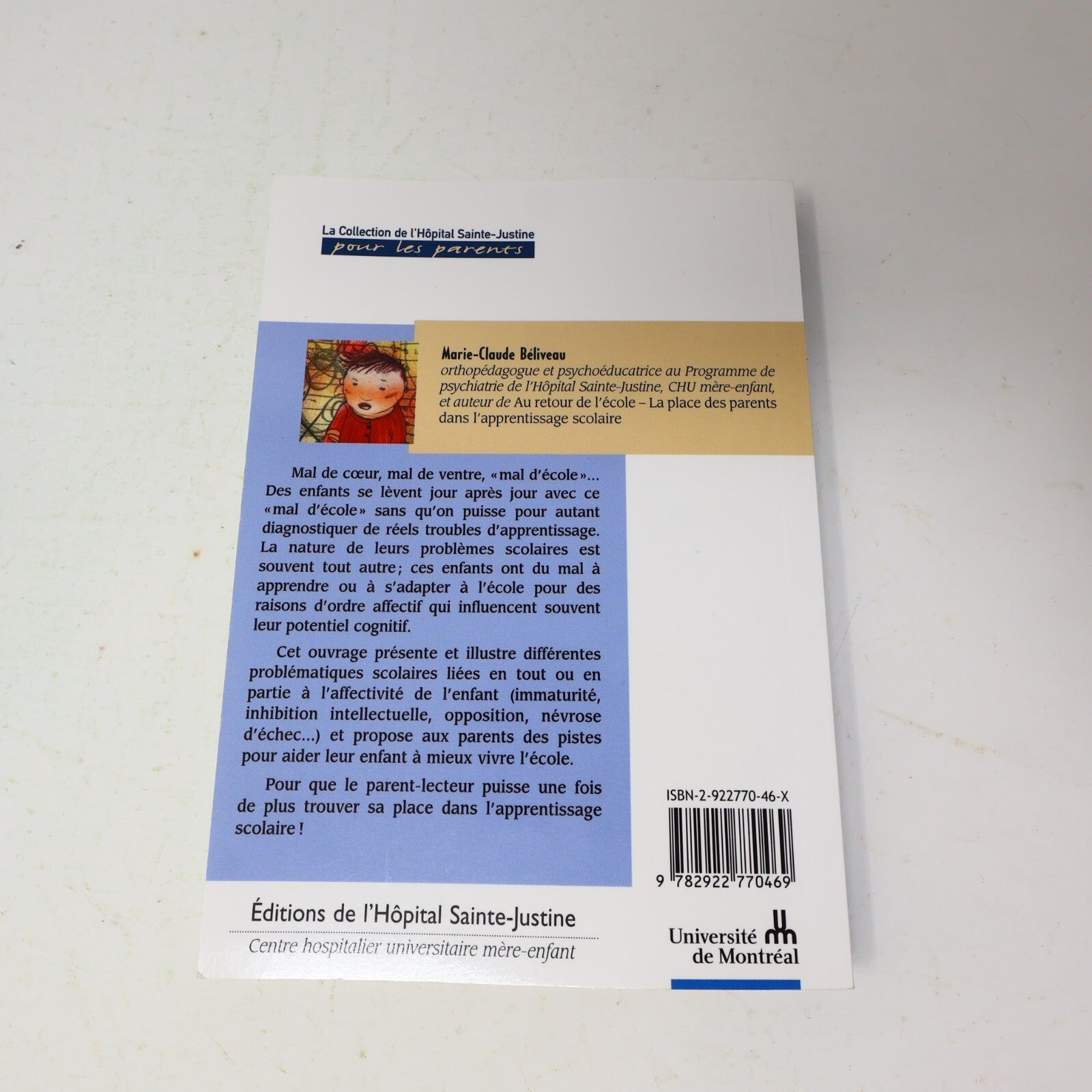 Lot 3 Livres Éducation Parentalité Troubles d'Apprentissage Sainte-Justine