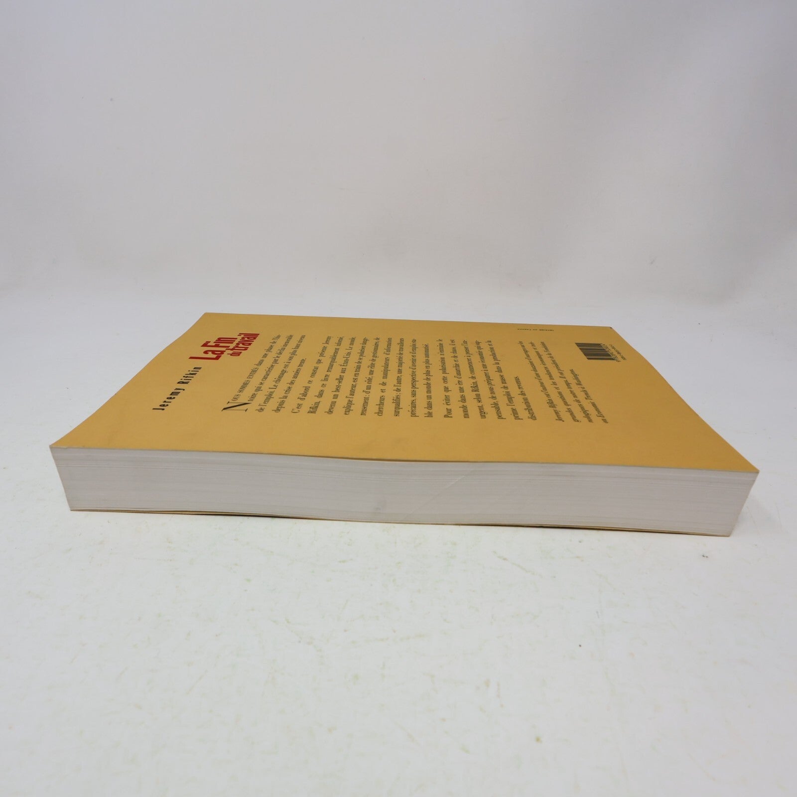 1996 La Fin du Travail Jeremy Rifkin Boréal Affaires Société Français Paperback
