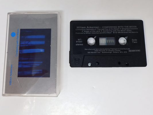 William Ackerman Conferring With The Moon Cassette Windham Hill Records 1986