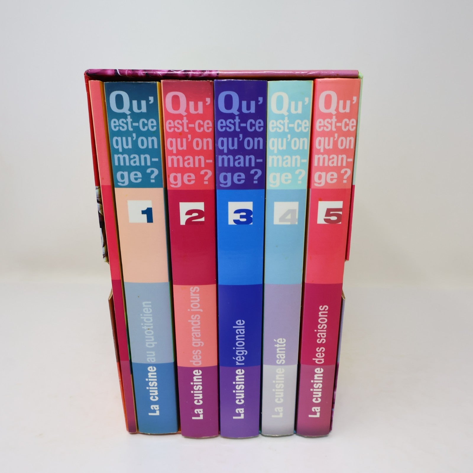 Coffret qu'est-ce qu'on Mange Les Cercles de Fermières du Québec 2003 Français
