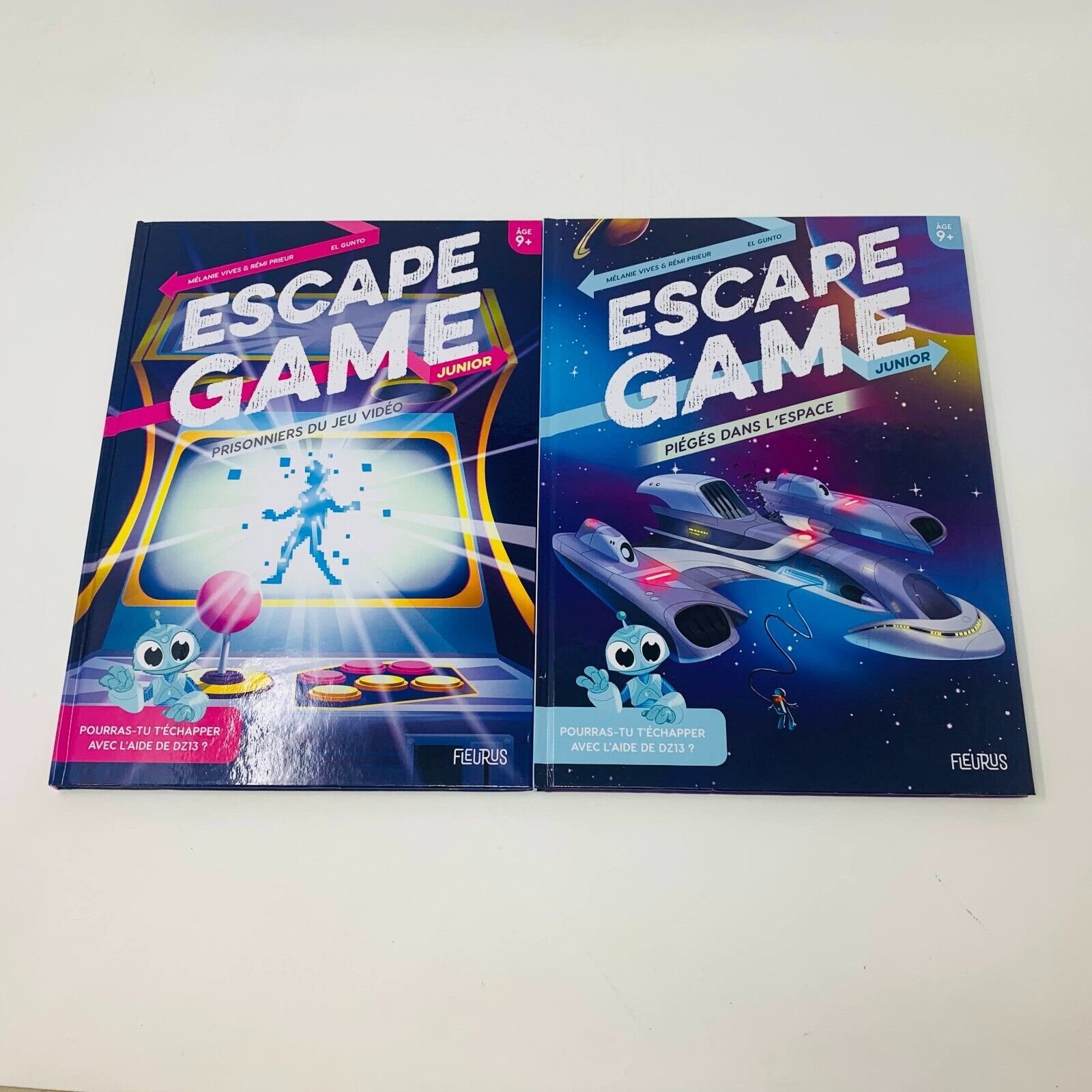3x Livres Escape Game Temple du Pixel/Prisonniers du Jeu Vidéo/Piégés Espace Lot