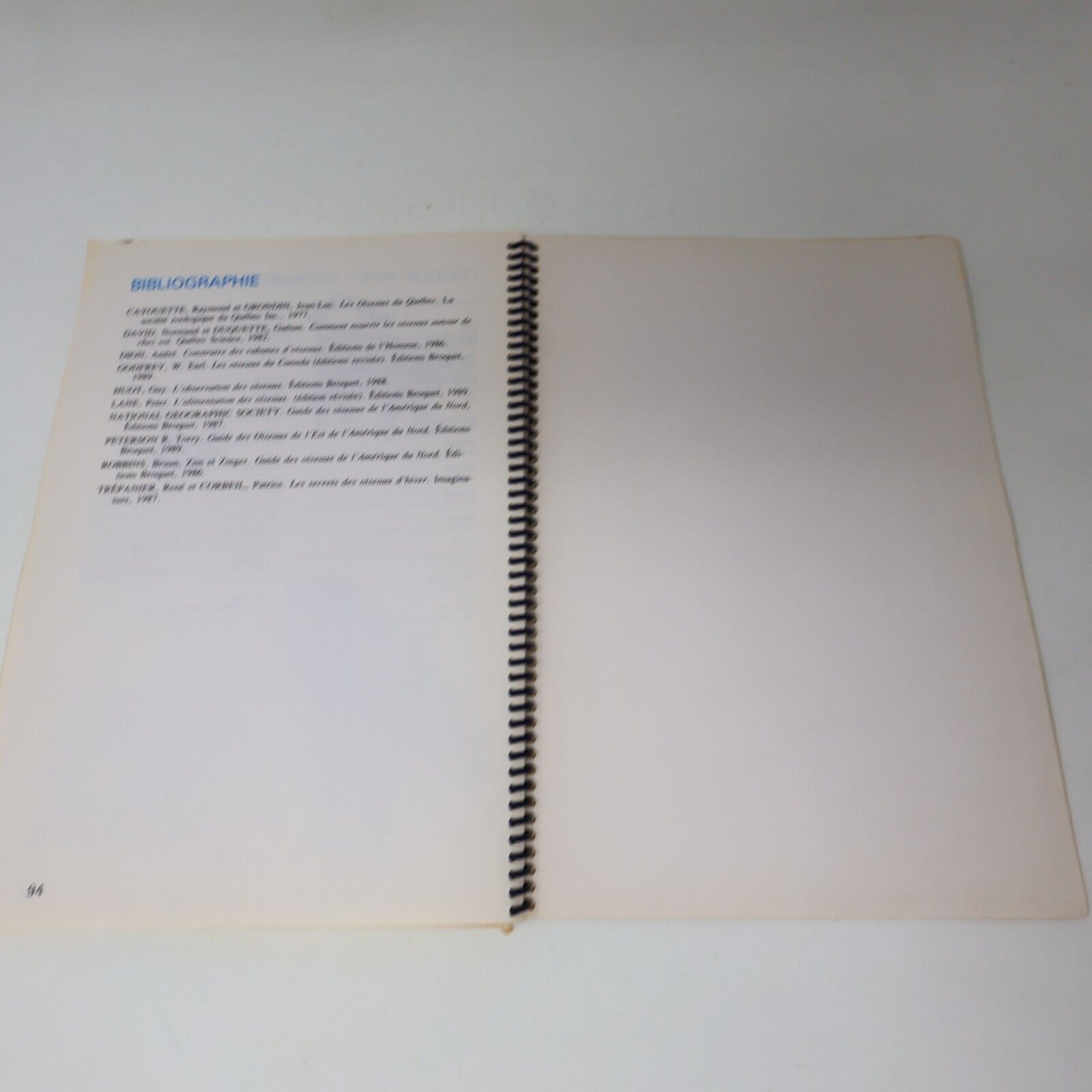 1989 S'Appivoiser aux Oiseaux Suzanne Brûlotte Susy le Brun La Collection Plume