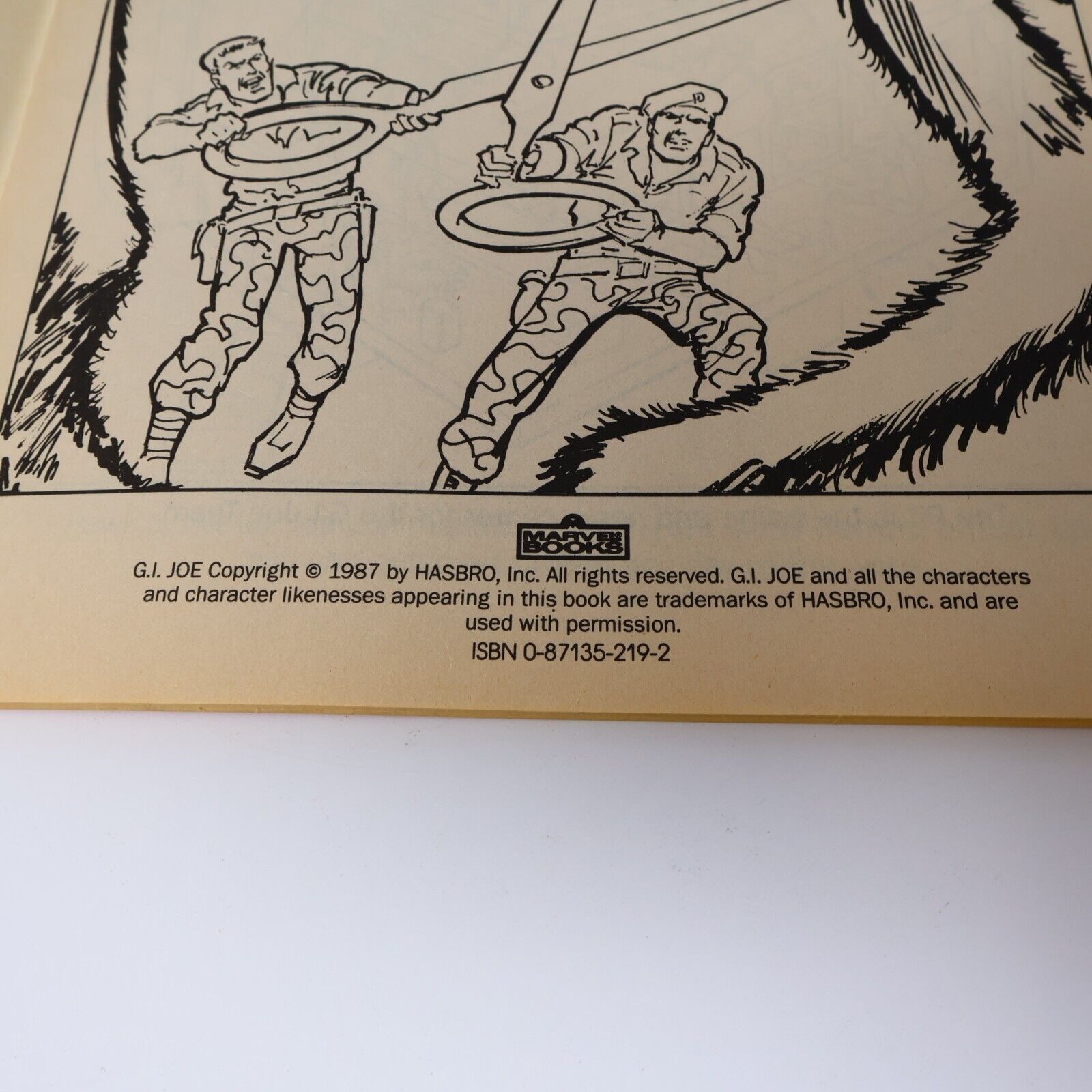 1988 The COBRA Shrinking Ray Coloring Book G.I. Joe by S.M. Ballard Paperback PB