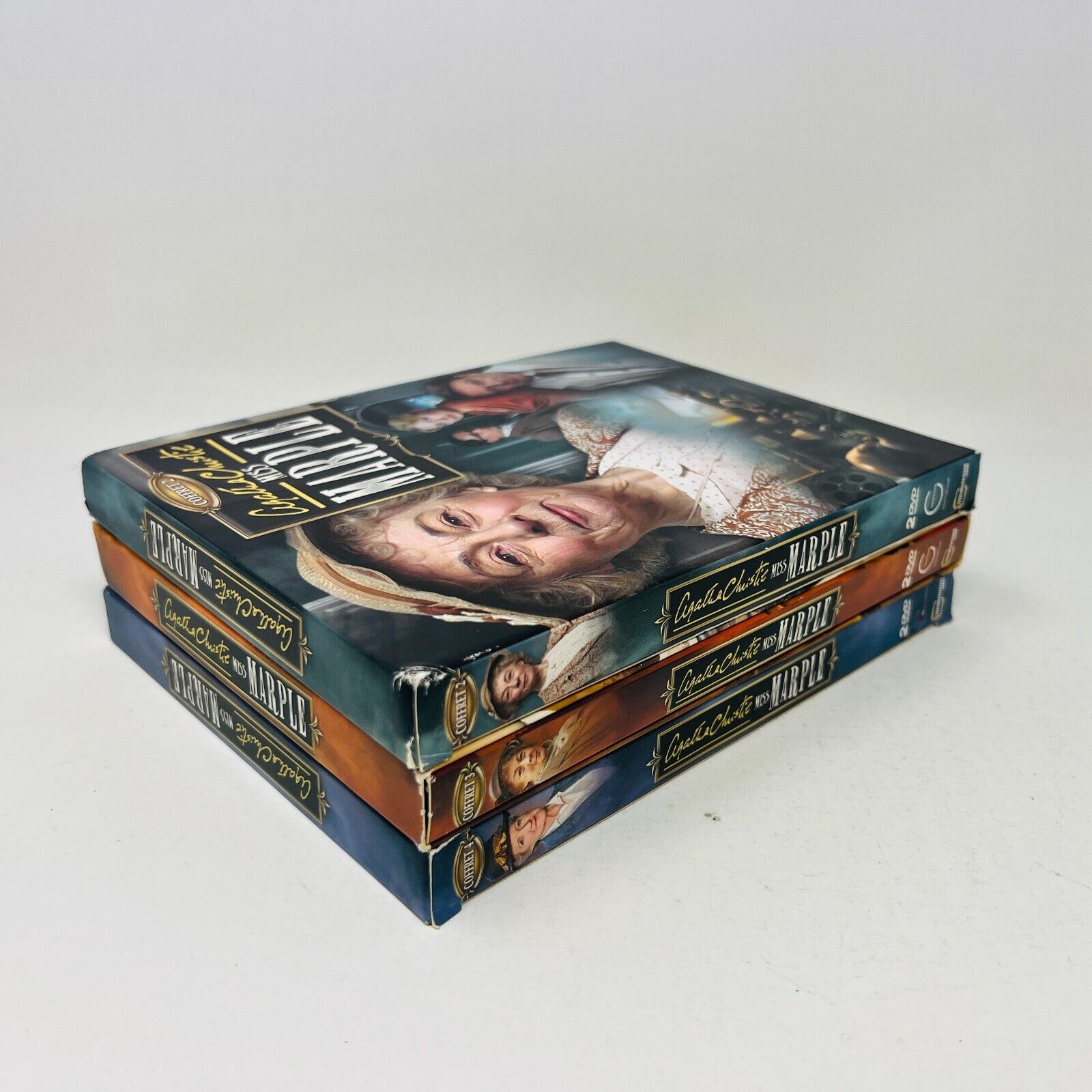 Agatha Christie Miss Marple Coffrets #2-3-4 DVD Français/French NTSC Lot Testés